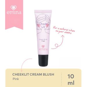 EMINA Cheek Lit Pressed Blush On Cream Blush Stick Highlighter Powder Cheeklit (BPOM)