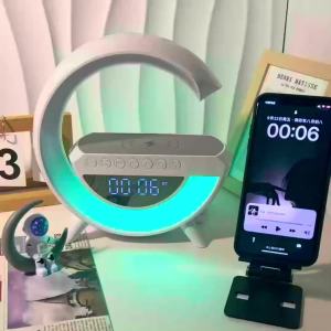 Wireless Charging Speaker Night Light Bluetooth Ambient Light High Volume Gift for Men and Women Birthday Gift for Husband Anniversary