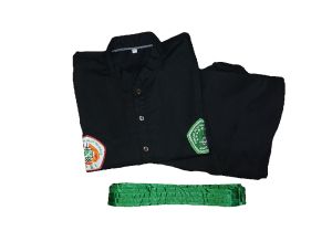 Seragam Siswa Pagar Nusa drill + sabuk hijau kecil MURAHhh Sakral Latihan Siswa Pagar Nusa bahan drill / Baju silat siswa pagar nusa drill