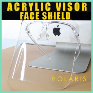 Acrylic VISOR Face Shield BEST QUALITY | Liftable Faceshield  | ACRYLIC FACE SHIELD BEST QUALITY | CLEAR FACESHIELD NON FOG | LIGHTWEIGHT FACESHIELD MEDICAL GRADE | POLARIS SHOP PH