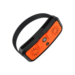 Outdoor Waist Fan Leafless Hanging Charging Lighting Function 4 Speed Mini Portable Strong Cooling Fan Camping