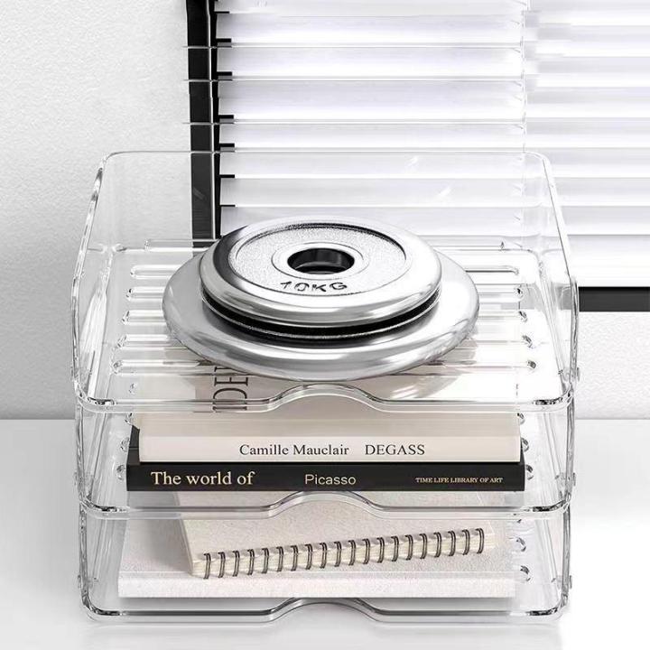 [🇵🇭 Stock&COD] Stackable Desk Organizer File Bond Paper Storage Box ...