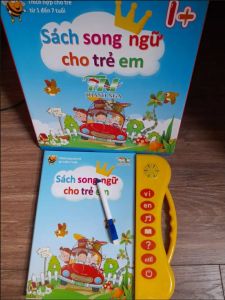 Sách Song Ngữ Điện Tử Anh Việt cho Trẻ Em - Học Tiếng Anh - Toán - Tiếng Việt - Sách Thông Minh Cho Bé - Sách Song Ngữ Cho Bé - Phù Hợp Cho Trẻ Từ 2-7 Tuổi - Sách biết đọc - Đồ Chơi Phát Triển Trí Thông Minh