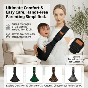 Baby Carrier 0-3 Year-old Baby Sling Lightweight Breathable Baby Wrap Baby Holder Extra Comfortable Newborn Carriers Breastfeeding Carriers