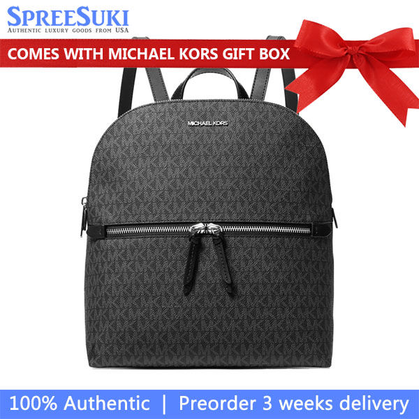 Michael Kors Backpack In Gift Box Dallas Medium Signature Logo