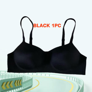 【Buy one take two】100% Original Soft Support Seamless Bra Women 1cm Thin Adjustable Non-wired Comfort Bra Lingerie 原装高质量