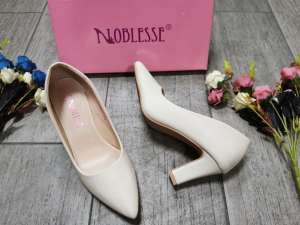 Korean Women casual Office shoes Pointed toe 3inch Pumps