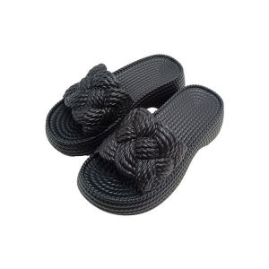 New WomenS EVA Slippers Ins Woven Wedge Sandals Niche For Outdoor Beach Vacations In The Summer