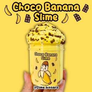 CHOCO BANANA SLIME BY SLIME BINTARO || SLIME CHOCO BANANA || SLIME TERMURAH || SLIME BERKUALITAS || SLIME LUCU DAN BAGUS