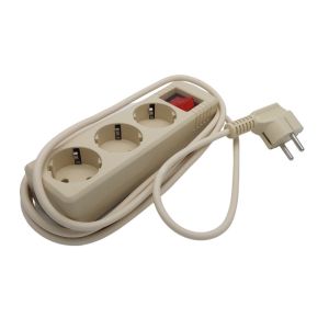 Stop Kontak Kabel Cok Sambung Kabel Extention Stop Kontak 3 4 5 Lubang + Kabel 3 Meter