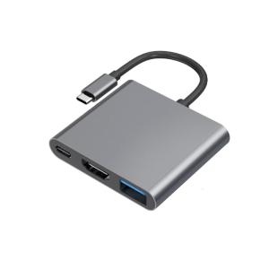 Usb C để Bộ chuyển đổi HDTV multiports USB C HUB với 4K đầu ra HDTV usb3.0data chuyển USB C Cổng sạc điện thoại cho TV máy chiếu
