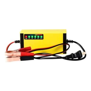 Smart Car Motorcycle Battery Charger 12v 3a Portable Lead Acid Battery Smart Charger Percent Display Fast Charging Overvoltage Protection