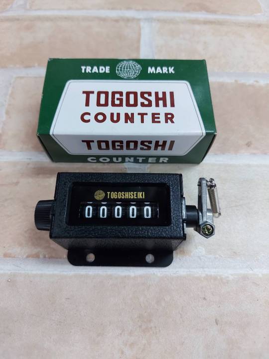Togoshi Machine Counter Togoshi นับเลขกระตุก 5 หลัก ( Hand Tally Counter ) No.RS-5 | Lazada.co.th