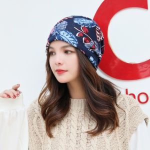 ANANAA Dày hơn Khăn len đan Chống gió Phim hoạt hình Mũ lưỡi trai xoắn Thời trang Giữ ấm nạ Khăn quàng đầu Phụ nữ