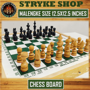 Chess Board Wooden set Malengke Size 12.5x12.5  Inches High Quality