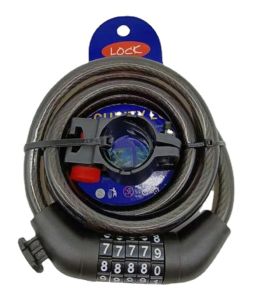 Khoá dây 4/5 số cao cấp cho xe đạp CINDY