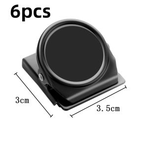 6pcs Metal Magnetic Clip Mini Refrigerator Whiteboard Magnets Clip For Picture Memo Plan Note
