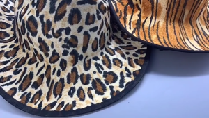 Cowboy Hats Summer Sunhat Western Cowgirl Hat with Animal Print Adult Size Rave Cow Girl Hat for Men Women 4 Styles