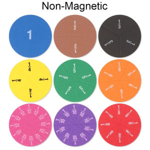 EVA Round Shaped Fractions Instrument Montessori Math Educational Toys Math Learning Tool Student Teaching Gifts Circular Fractions Counting Preschool Montessori Education Math Toys Kids Early Education Math Operation Educational Toys