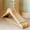 (5 PCS) HIGH QUALITY WOODEN HANGER CLOTHES HANGERS WOOD HANGERS. 