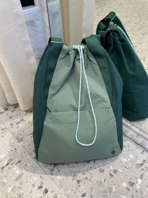 lulu Dual Function Dual-use multifunctional tennis bag drawstring backpack for men bags Lightweight