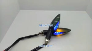Lampu Sein Led Running 2 warna Sen Senja Model Lancip 006 Universal motor