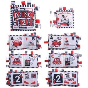 smart kiddy shop หนังสือผ้า พัฒนาด้านการมองเห็น หนังสือผ้า My book ABC 123 หนังสือเสริมพัฒนาการ ภาษาอังกฤษ หนังสือสําหรับเด็กเล็ก