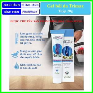 Gel bôi da Trimax tuýp 20g hỗ trợ che tên sản phẩm