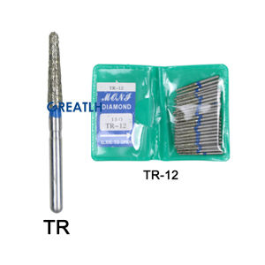 GREATLH High Quality 50Pcs/Bag Durable Dental Diamond Turning Needle Turning Needles for Dentalhigh Speed Handpieces