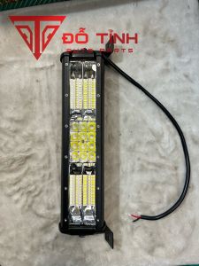 Led trợ sáng 3 hàng 30cm Runlai. Led tăng sáng phá sương 180W dùng chung điện 12v và 24v