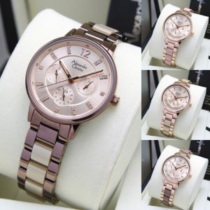 (BISA COD) Jam Tangan Wanita Alexandre Christie AC 2933 AC2933 Original Garansi Resmi 1 Tahun - Stainless Steel