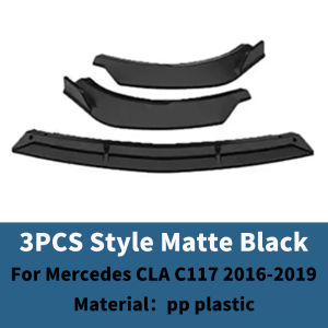 Exterior Part Front Bumper Lip Splitter Refit For Mercedes Benz CLA C117 2016-2019 W117 200 260 180 220 Chin Tuning Accessories