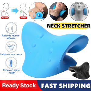 VTTO คอหมอนนวดคอไหล่ปากมดลูกไคโรแพรคติคออุปกรณ์นวดหมอนสำหรับบรรเทาอาการปวดร่างกายคอนวด