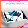 Yasen 50 Sheets Calling Card Paper A4 220GSM/250GSM Matte Finish Calling Card Colored Instant Dry for Dye & Pigment Inks. 