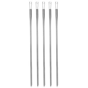 10PCS Multipurpose Elastic Rope Threading Tool Belt Thread Sewing Needle Thread Bendable Spring Pants Belt Thread Tool Special Waist Rope Zipper Thread Sewing Accessories