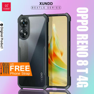Xundd [Original] Beatle Clear Hybrid Shock Proof Armor Case for Oppo Reno8 T 4G / Reno 8T 4G