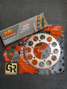 gir gear set tk racing ninja 250r karbu ninja 250 fi z250 r25 mt25 520 gold rantai tk hpo o ring