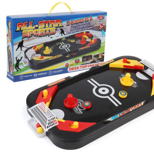 [SG STOCKS] 2 IN 1 Kids Hockey / Football Tabletop Game Family Interactive Educational Games