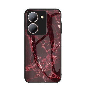 Ốp điện thoại cho Vivo Y03 y03t Y18 y18s y28s Y27 Y16 y36 4G y78 5g vỏ đá cẩm thạch kính cường lực dốc cứng chống sốc