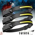 Everlyte Headlamp Rechargeable 3PCS, 230 °   Wide Beam Head Lamps LED with Motion Sensor for s, Mechanic Headlamp, Weatherproof, Lightweight Head Lights Flashlight for Hard Hat, Camping, Running. 
