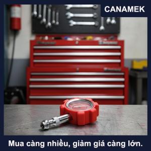 【CANAMEK】 100 PSI đo áp suất lốp chính xác Đồng hồ đo không khí hạng nặng kiểm tra lốp ô tô để lái xe an toàn và bảo trì định kỳ