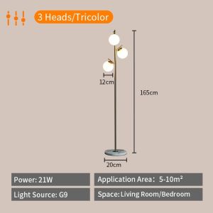 GNG-Lighting Living Room Stand Lamp Tricolor Bedroom Atmosphere Light Modern Minimalist Floor Lamp