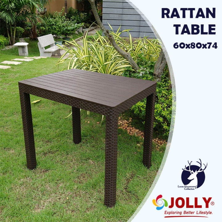 Jolly rattan coffee deals table