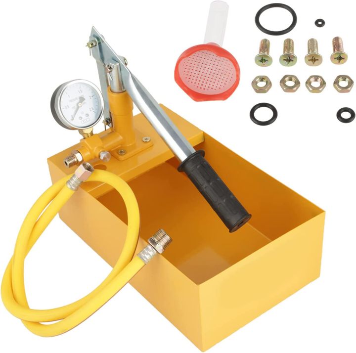 Pressure Test Pump, 2.5Mpa 25KG Manual Hydraulic Water Pressure Test