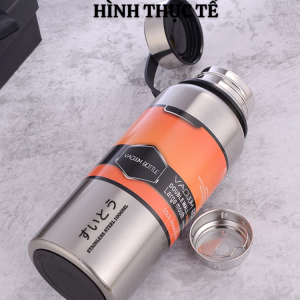 Bình siêu giữ nhiêt VACCUM BOTTLE inox 304 dung tích 1000ml có lọc trà -Hàng nội địa trung cao cấp