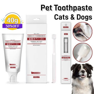 Pet Toothbrush Cats Dogs Toothpaste for Bad Breath Plaque Oral Tartar Cleaning Pet Care 宠物牙刷