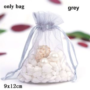 SAVVYSHELF 50pcs 9x12cm Transparent Party Candy Box Gift Bags Packaging Jewelry Pouches Sheer Organza