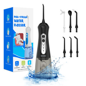Máy tăm nước 2 chiều cầm tay NEVAKI C103 với 3 chế độ làm sạch răng hiệu quả với vòi phun 2 chiều xoay 360 độ