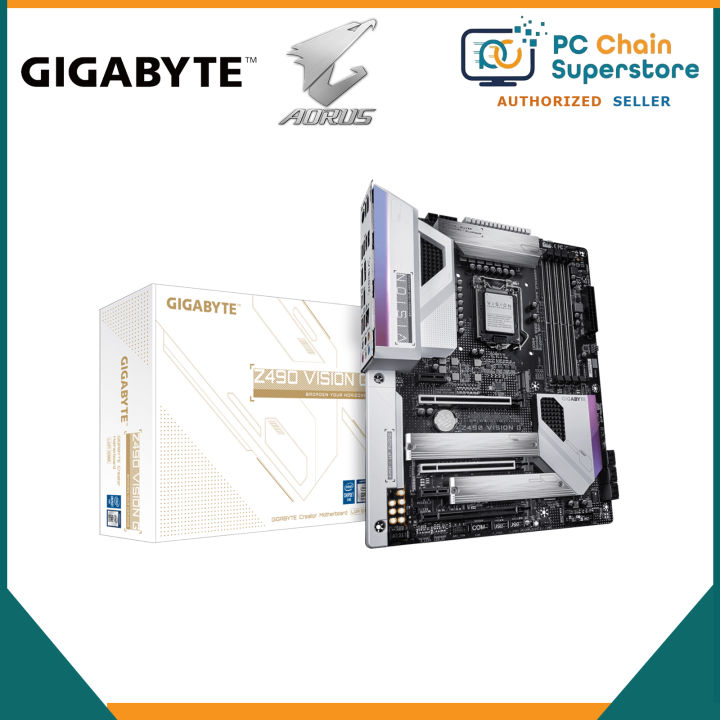 Gigabyte Z490 Vision G LGA 1200 Creator ATX Motherboard with