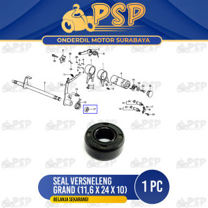 Seal Versneleng Grand (116x24x10) - Karet Sel Sil As Pedal Operan Gigi Persneling Persneleng Honda